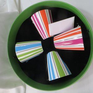 Kate Spade Collins Stripe Mugs Set of 4